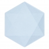Πιάτο εξάγωνο Vert Décor γαλάζιο 20.8X18.1cm - ΚΩΔ:9918242-BB