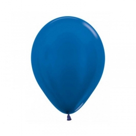 Μεταλλικα Μπλε Μπαλονια 5΄΄ (12,7Cm) Latex – ΚΩΔ.:13506540-Bb