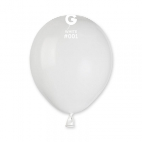 Λευκα Μπαλονια 5΄΄ (12,7Cm) Latex – ΚΩΔ.:1360501-Bb