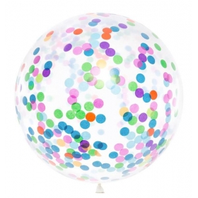 Διαφανα Μπαλονια 36΄΄ Με Πολυχρωμα Κομφετι – ΚΩΔ.:Bk36-1-000-Bb