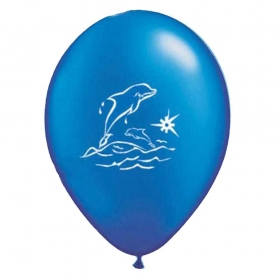 Τυπωμενα Μπαλονια Latex Δελφινια Μπλε 12΄΄ (30Cm) – ΚΩΔ.:13512417-Bb