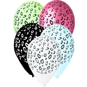 Τυπωμενα Μπαλονια Latex Λεοπαρ Σε 5 Χρωματα 12΄΄ (30Cm) – ΚΩΔ.:13611202-Bb