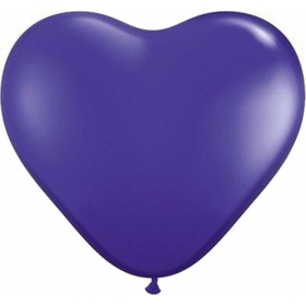 Μωβ Μπαλονια Καρδιες 17΄΄ (43Cm)  – ΚΩΔ.:43926-Bb