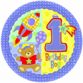 Μπαλονι Foil Γενεθλιων «1St Birthday Boy» Με Αρκουδακι 45Cm – ΚΩΔ.:111017-Bb
