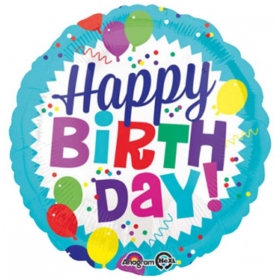 Μπαλονι Φυλλωματος Foil Γενεθλιων «Happy Birthday» 45Cm – ΚΩΔ.:534559-Bb
