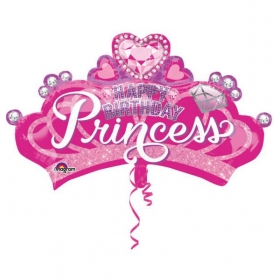 Μπαλονι Foil Γενεθλιων Supershape Princess Στεμα 81X48Cm – ΚΩΔ.:534571-Bb