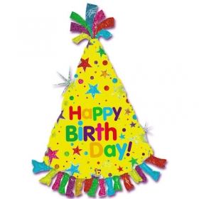 Μπαλονι Foil Γενεθλιων Supershape Καπελο «Happy Birthday» 86Cm – ΚΩΔ.:85273-Bb