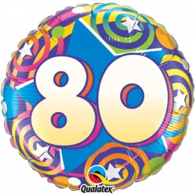 Μπαλονι Foil Γενεθλιων Αριθμος 80 45Cm – ΚΩΔ.:91522-Bb