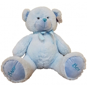 Λουτρινο Μεγαλο Γαλαζιο Αρκουδακι Baby Boy 40Cm - ΚΩΔ:Mr50023B-Bb