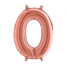 Μπαλονι Foil Ροζ-Χρυσο 35Cm Γραμμα O – ΚΩΔ.:143423Rg-Bb