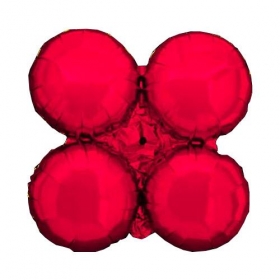 Κοκκινο Μπαλονι Foil Για Γιρλαντα 16" (40Cm) – ΚΩΔ.:206102-Bb