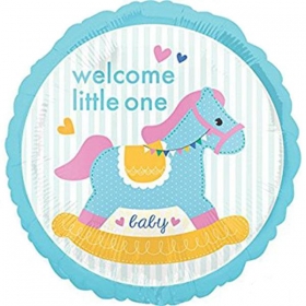 Μπαλονι Foil 45Cm Για Γεννηση «Welcome Little One» – ΚΩΔ.:534459-Bb