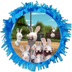 Χειροποιητη Πινιατα Rabbits 40X40Cm - ΚΩΔ:553153-29-Bb