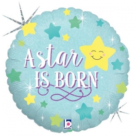 Μπαλονι Ιριδιζον Foil 45Cm «A Star Is Born» Boy – ΚΩΔ.:36291-Bb
