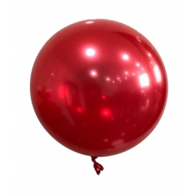 Μπαλονι Foil 22"(56Cm) Κοκκινο Bubble Chrome – ΚΩΔ.:207197-Bb