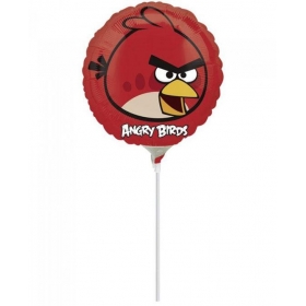Μπαλονι Foil Mini Shape 9''(23Cm) Κοκκινο Angry Bird – ΚΩΔ.:25771-Bb