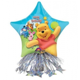 Μπαλονι Foil 35Cm Center Piece Winnie The Pooh Με Βαριδιο Και Κορδελες – ΚΩΔ.:516264-Bb