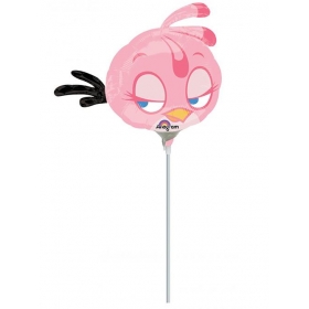 Μπαλονι Foil 35Cm Mini Shape Ροζ Angry Bird – ΚΩΔ.:527201-Bb