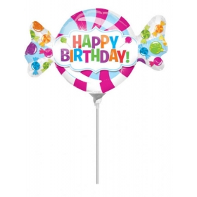 Μπαλονι Foil Mini Shape 33X20Cm «Happy Birthday» Με Γλυφιτζουρια – ΚΩΔ.:532622-Bb