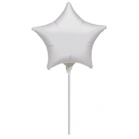 Μπαλονι Foil 10"(25Cm) Mini Shape Αστερι Μεταλλικο Ασημι – ΚΩΔ.:1630899-Bb
