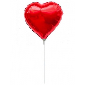 Μπαλονι Foil 10"(25Cm) Mini Shape Καρδια Κοκκινη – ΚΩΔ.:206212-Bb