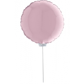 Μπαλονι Foil 11"(28Cm) Mini Shape Στρογγυλο Παστελ Ροζ  – ΚΩΔ.:206253-Bb