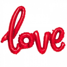 Μπαλονι Foil 101X67Cm Super Shape «Love» Κοκκινη Εννωμενη Φραση - ΚΩΔ.:207124-Bb