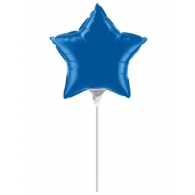 Μπαλονι Foil 10"(25Cm) Mini Shape Αστερι Μπλε – ΚΩΔ.:207130-Bb