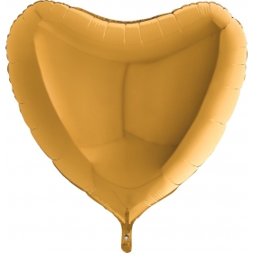 Μπαλονι Foil 36"(91Cm) Καρδια Χρυση – ΚΩΔ.:36002G-Bb