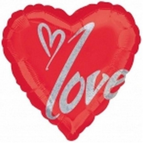 Μπαλονι Foil 81Cm Κοκκινη Καρδια «Love» - ΚΩΔ.:518993-Bb