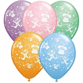 Τυπωμενα Μπαλονια Latex Κλοουν Σε 5 Χρωματα 12" (30Cm) – ΚΩΔ.:13512391-Bb