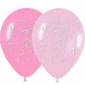 Τυπωμενα Μπαλονια Latex Πουεντ Μπαλαρινας Ροζ-Ροζε 12" (30Cm) – ΚΩΔ.:13512460-Bb