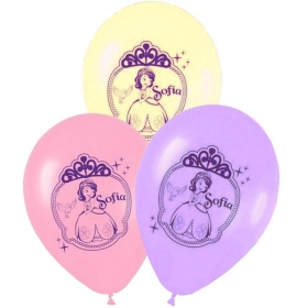Τυπωμενα Μπαλονια Latex Πριγκιπισσα Σοφια Σε 3 Παστελ Χρωματα 12" (30Cm) – ΚΩΔ.:13512488-Bb
