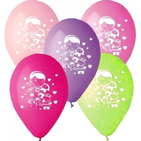 Τυπωμενα Μπαλονια Latex Η Μικρη Γιατρος Σε 5 Χρωματα 12" (30Cm) – ΚΩΔ.:13613229-Bb