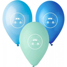 Τυπωμενα Μπαλονια Latex Αυτοκινητο Beatle Σε 3 Χρωματα 13" (33Cm) – ΚΩΔ.:13613256-Bb