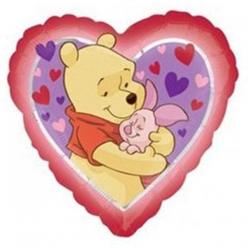 Μπαλονι Foil 45Cm Winnie The Pooh Και Γουρουνακι Καρδια -ΚΩΔ.:508131-Bb
