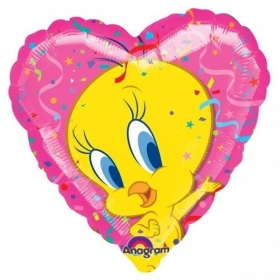 Μπαλονι Foil 45Cm Ροζ Καρδια Tweety - ΚΩΔ.:512500-Bb