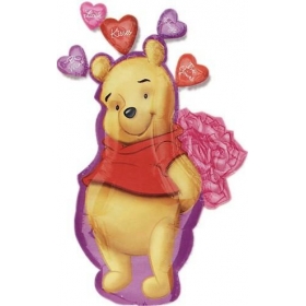 Μπαλονι Foil 68X96Cm Super Shape Winnie The Pooh Καρδιες -ΚΩΔ.:510439-Bb