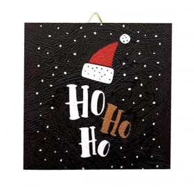 Χριστουγεννιατικο Καδρακι Ho Ho Ho - ΚΩΔ:D1801-11-Bb