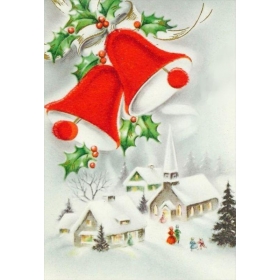 Χριστουγεννιατικη Καρτα Let It Snow - ΚΩΔ:Xk14001K-13-Bb