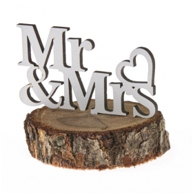 Ξυλο Mr&Mrs 6.2X3.5Cm - ΚΩΔ:1768K-G