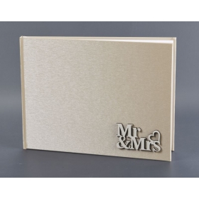 Βιβλιο Ευχων Με Ξυλινο Διακοσμητικο Mr&Mrs - ΚΩΔ:Eyg765-2-G