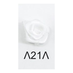 Λευκο Σατεν Ψιλο Λουλουδακι 1,5cm - ΚΩΔ:L21L-Rn
