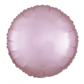 Μπαλονι Foil 18"(45Cm) Στρογγυλο Σατεν Παστελ Ροζ – ΚΩΔ.:539907-Bb