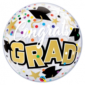 Μπαλονι Foil 22"(56Cm) Congratulations Grad Bubble – ΚΩΔ.:82523-Bb