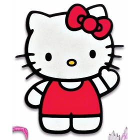 Ξυλινο Διακοσμητικο Hello Kitty 8Χ10Cm - ΚΩΔ:M2849-Ad