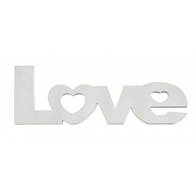 Ξυλινο "Love" Επιτραπεζιο 3D 58X20Cm - ΚΩΔ:M1319-Ad