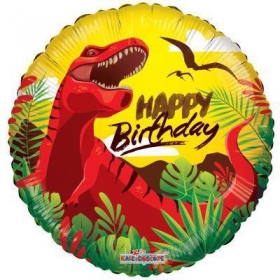 Μπαλονι Foil 45Cm «Happy Birthday» Δεινοσαυρος – ΚΩΔ.:15045-Bb