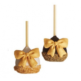 Popcakes Με Ζαχαροπαστα Και Θεματικη Διακοσμηση - Χρυσος Φιογκος  - ΚΩΔ:1777-Far