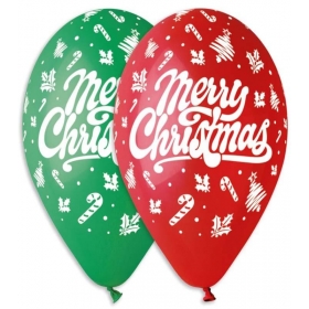 Τυπωμενα Μπαλονια Latex «Merry Christmas» 13" (33Cm) – ΚΩΔ.:13613112-Bb